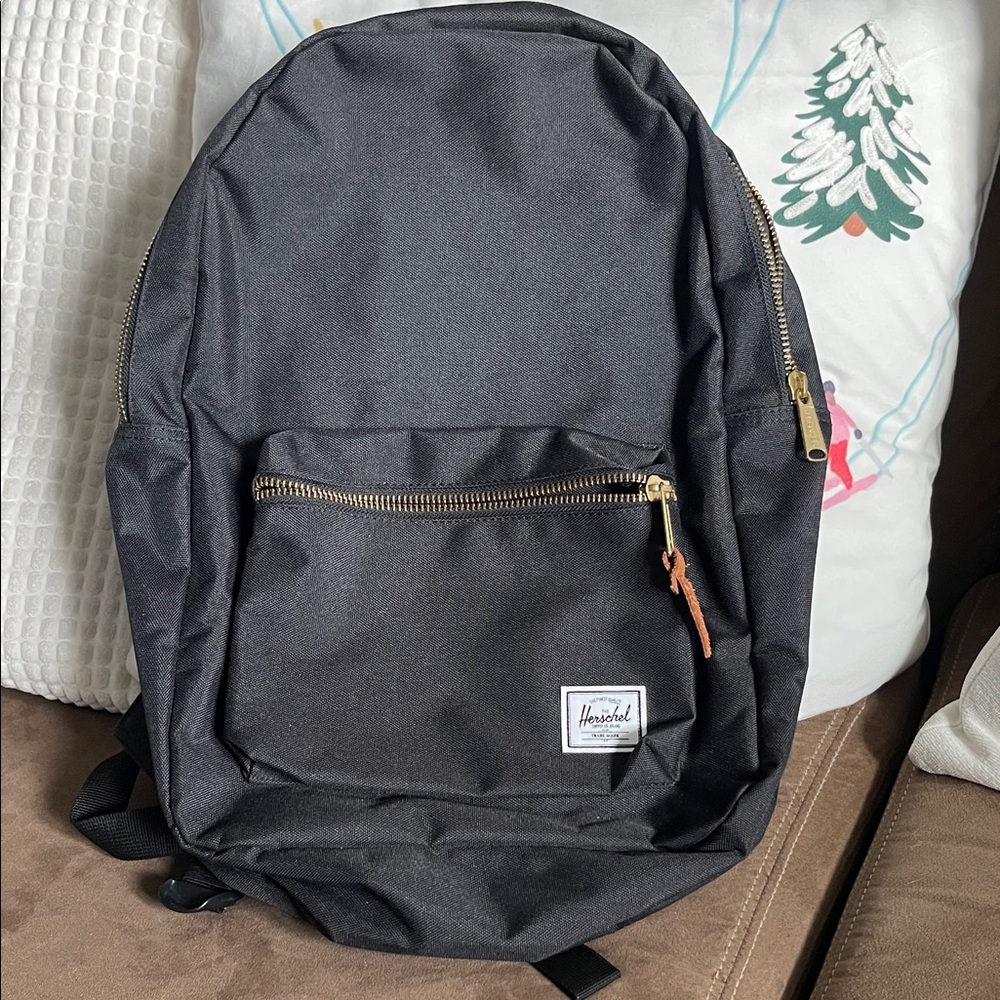 Herschel Supply Company Charcoal Backpack with Gold Accents